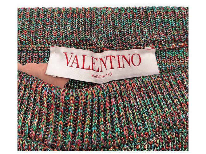 Valentino Garavani Shorts metallici in viscosa S - vista 6