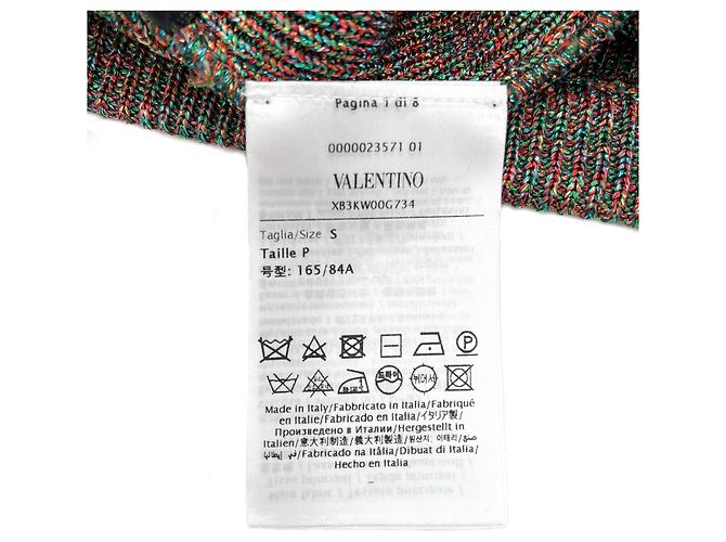 Valentino Garavani Shorts metallici in viscosa S - vista 7