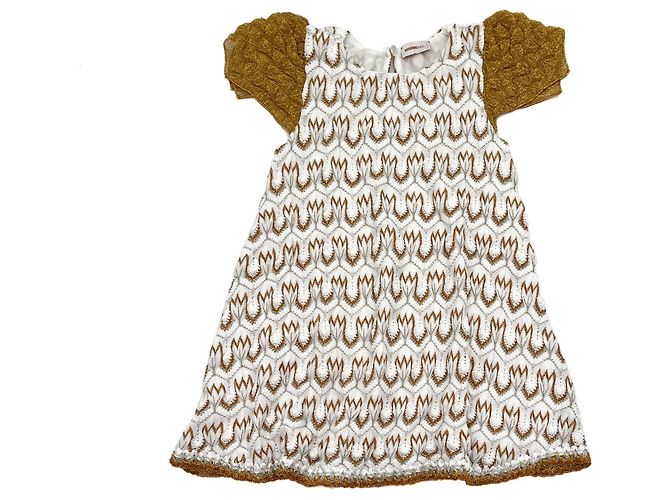 Missoni Bicolor Lurex Kleid für Kinder Mehrfarben - Ansicht 3