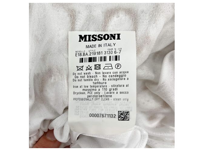 Missoni Bicolor Lurex Kleid für Kinder Mehrfarben - Ansicht 7