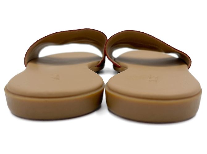 Bally Fibre tessili a righe e sandali in pelle 40 bicolore Multicolore - vista 5