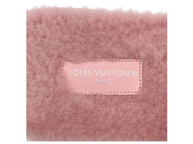 Louis Vuitton Mule in shearling tessuto piatto 39 Rosa - vista 6