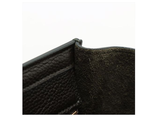 Luggage Céline Borsa in pelle di vitello nano drumato 2-in-1 a tracolla verde militare - vista 15