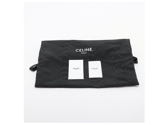 Luggage Céline Borsa in pelle di vitello nano drumato 2-in-1 a tracolla verde militare - vista 16
