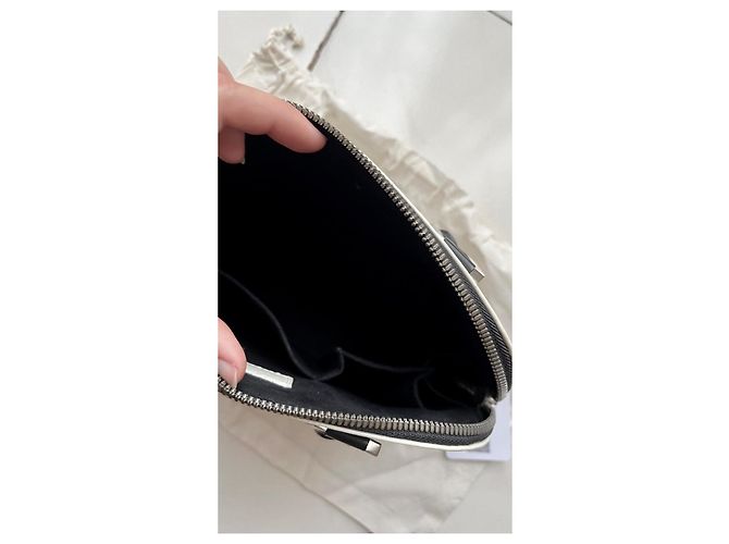 Louis Vuitton Alma MM Steven Sprouse Graffiti Pelle Nera Nero - vista 8