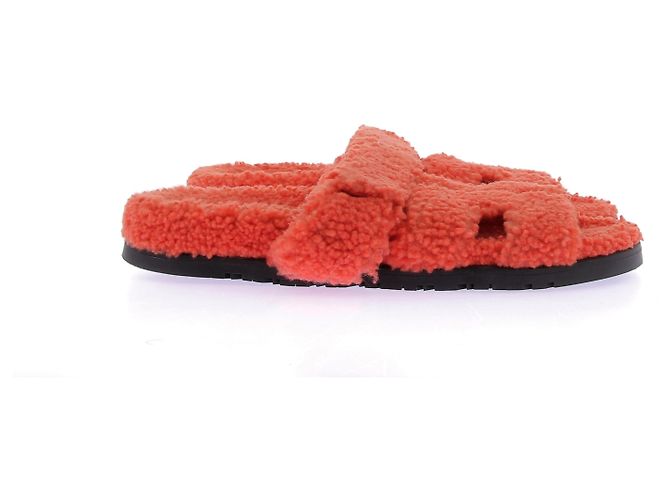 Hermès Sandali in pelle di pecora "Cipro" Rosa - vista 2