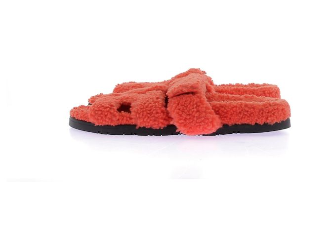Hermès Sandali in pelle di pecora "Cipro" Rosa - vista 3