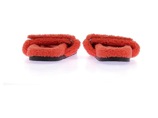 Hermès Sandali in pelle di pecora "Cipro" Rosa - vista 5