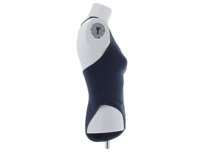 Tommy Hilfiger Einteiliger Badeanzug Marineblau - Ansicht 3