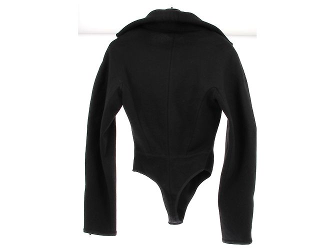 Alaïa Body en laine noir - view 2