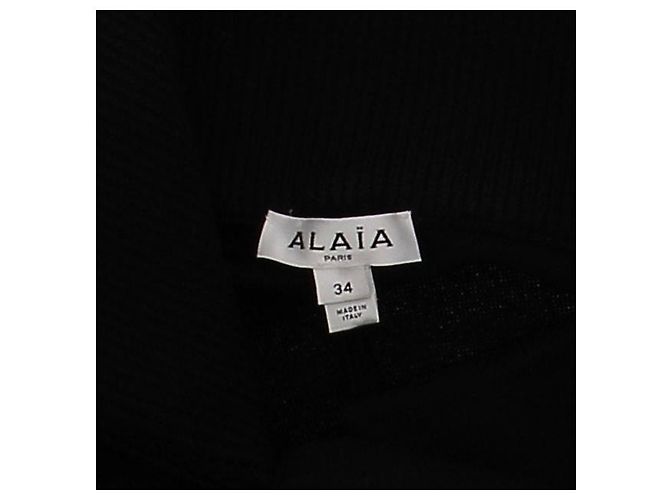 Alaïa Body en laine noir - view 3