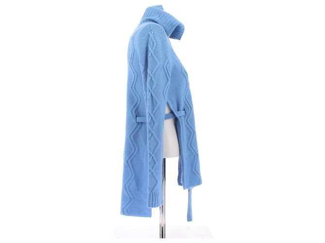 Autre Marque Pullover aus Kaschmir in Blau - Ansicht 3