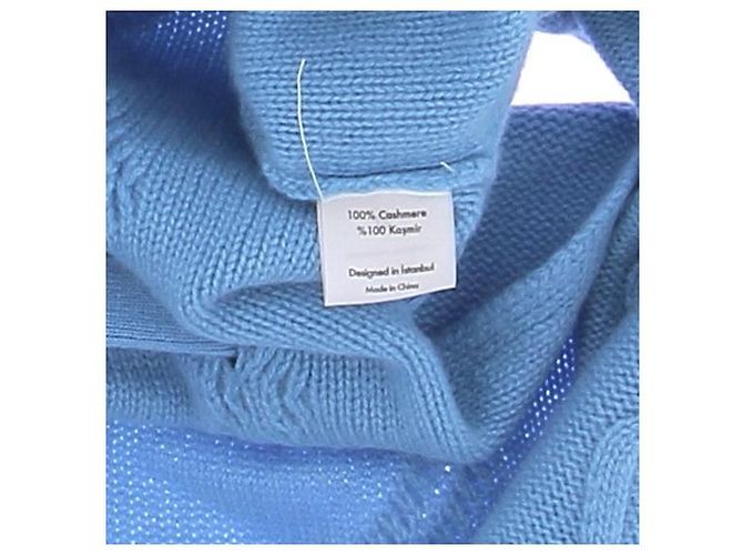 Autre Marque Pullover aus Kaschmir in Blau - Ansicht 5