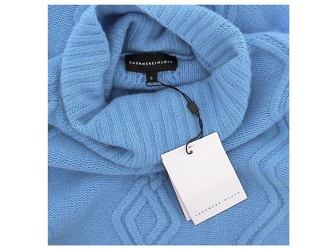 Autre Marque Pullover aus Kaschmir in Blau - Ansicht 6