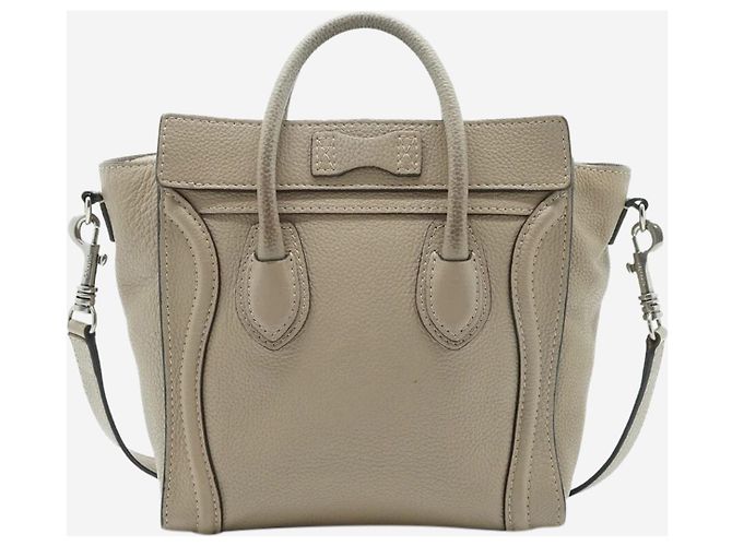 Céline Borsa a mano 2 in 1 in pelle di vitello Nano Luggage - vista 3