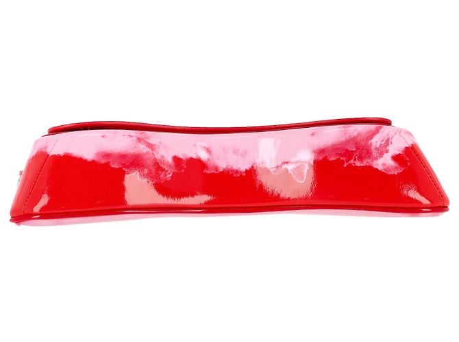 Borsa a spalla Diesel Play Flap in poliuretano rosso - vista 2
