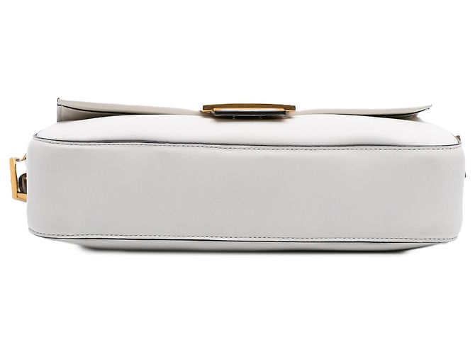 Borsa Baguette convertibile in pelle bianca Fendi - vista 3