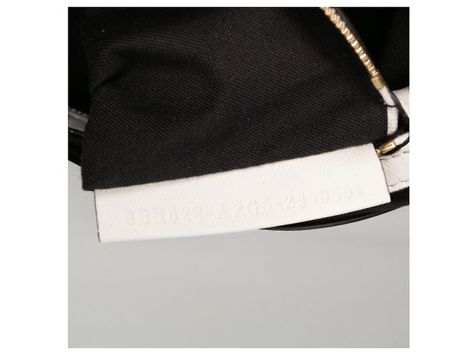 Borsa Baguette convertibile in pelle bianca Fendi - vista 6
