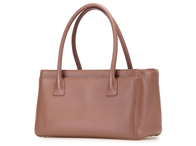Chanel Braune Kleine Executive Cerf Tasche aus Kalbsleder - Ansicht 2