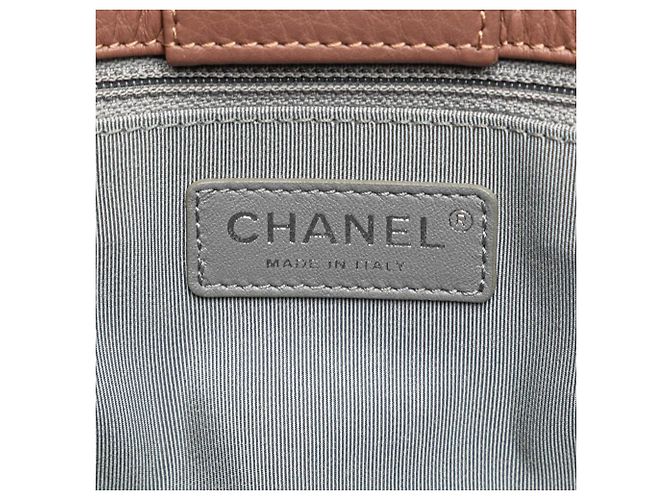 Chanel Braune Kleine Executive Cerf Tasche aus Kalbsleder - vista 5