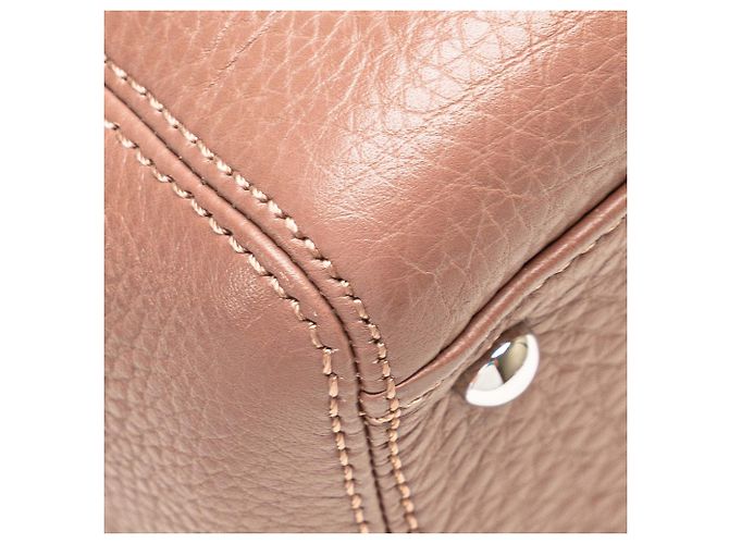 Chanel Braune Kleine Executive Cerf Tasche aus Kalbsleder - vista 9