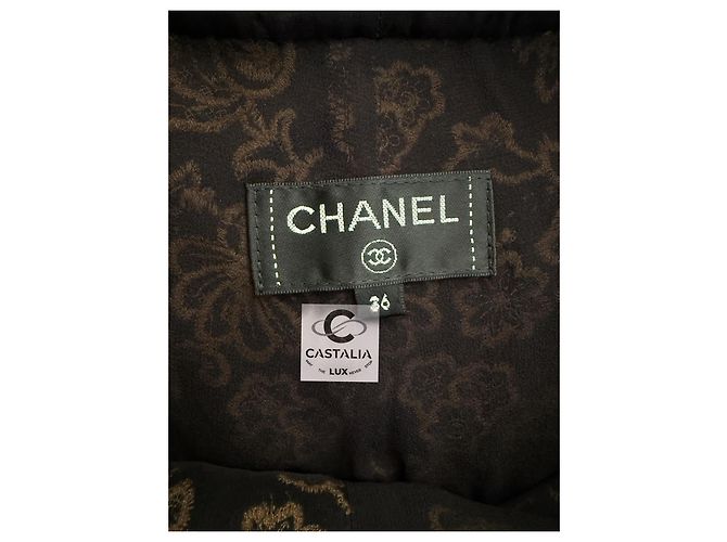 Chanel Bestickte Hose 36 FR 7K$ Paris / Rom Schwarz - Ansicht 10