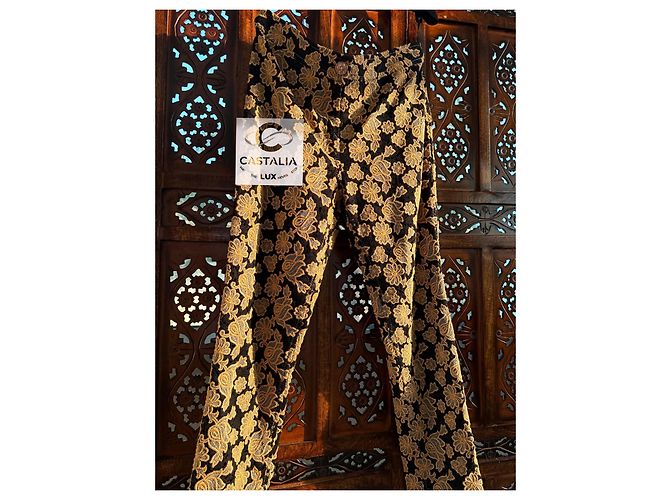 Chanel Bestickte Hose 36 FR 7K$ Paris / Rom Schwarz - Ansicht 2