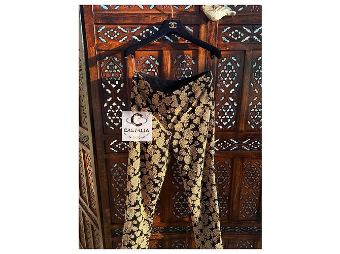 Chanel Bestickte Hose 36 FR 7K$ Paris / Rom Schwarz - Ansicht 4