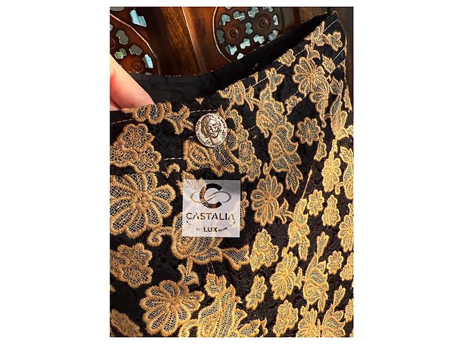 Chanel Bestickte Hose 36 FR 7K$ Paris / Rom Schwarz - Ansicht 5