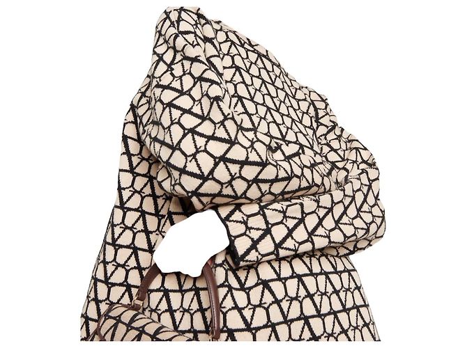 Valentino Garavani Toile Iconographe Wool Sweater Beige - view 3