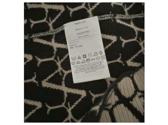 Valentino Garavani Toile Iconographe Wool Sweater Beige - view 5