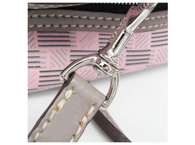 Borsa in pelle di piccole dimensioni Moreau POLOCHON Marrone Rosa - vista 13
