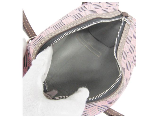 Borsa in pelle di piccole dimensioni Moreau POLOCHON Marrone Rosa - vista 4