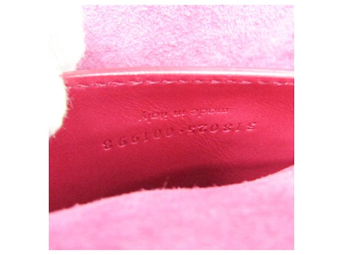 Bolso de hombro de cuero para mujer Saint Laurent Rosa - vista 13