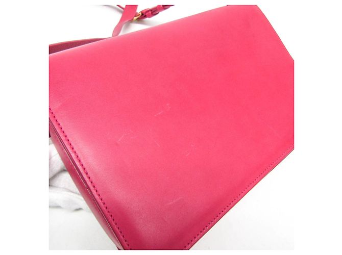 Bolso de hombro de cuero para mujer Saint Laurent Rosa - vista 6