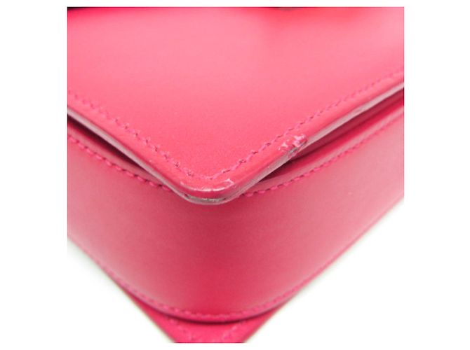 Bolso de hombro de cuero para mujer Saint Laurent Rosa - vista 7