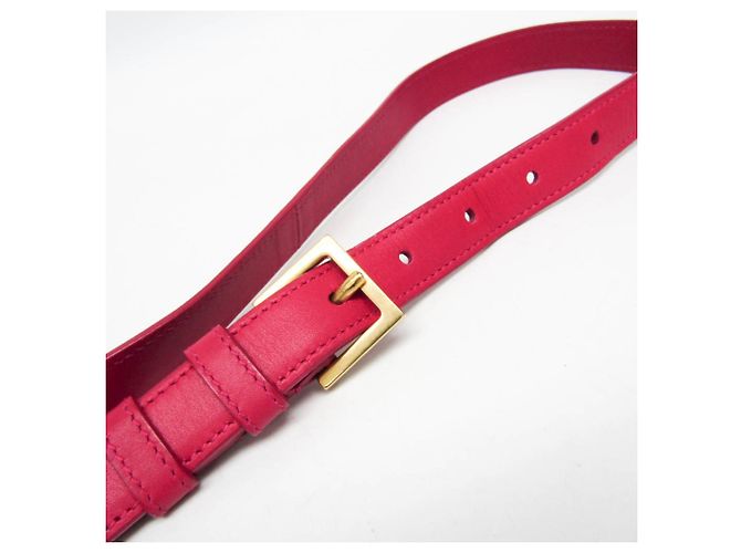 Bolso de hombro de cuero para mujer Saint Laurent Rosa - vista 8