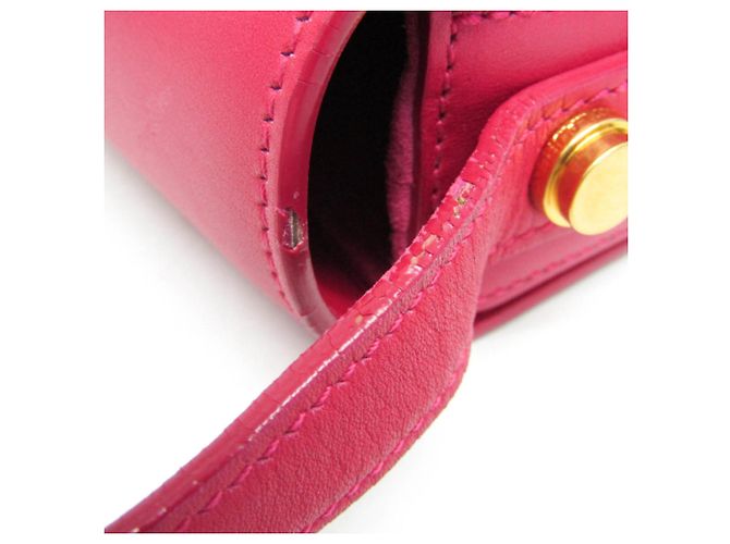 Bolso de hombro de cuero para mujer Saint Laurent Rosa - vista 9