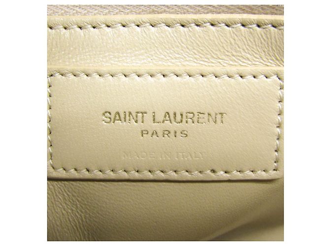 Borsa Maillon Saint Laurent 649795 Beige - vista 14