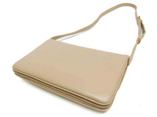Borsa Maillon Saint Laurent 649795 Beige - vista 3