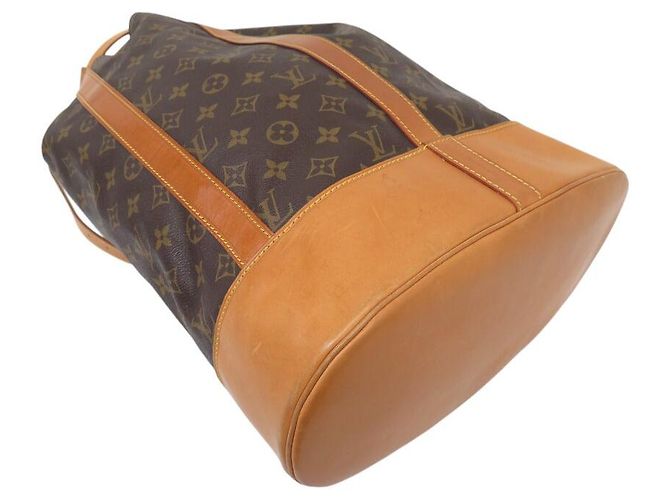 ZAINO DA VIAGGIO LOUIS VUITTON RANDONNEE GM M42244 CANVAS MONOGRAM Marrone - vista 3