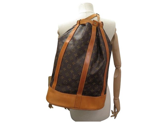 ZAINO DA VIAGGIO LOUIS VUITTON RANDONNEE GM M42244 CANVAS MONOGRAM Marrone - vista 5