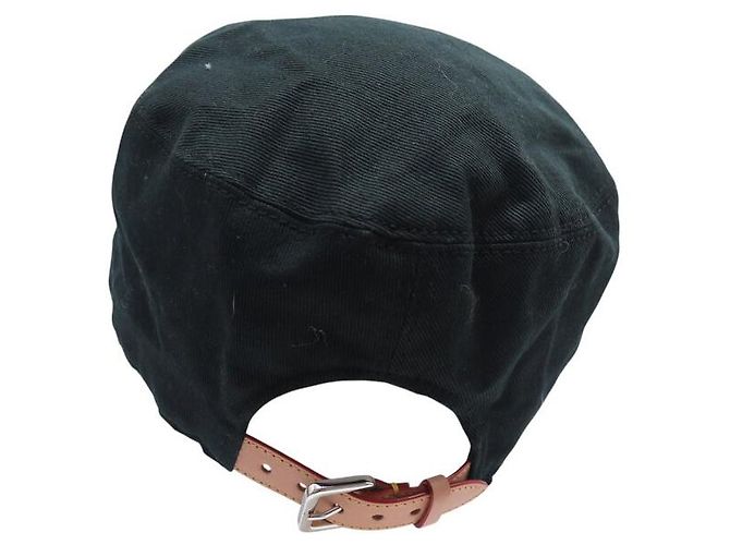 NUOVO CAPPELLO LOUIS VUITTON X NIGO MP2732 SQUARED L 60 VIRGIL ABLOH Nero - vista 3