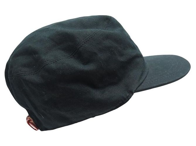 NUOVO CAPPELLO LOUIS VUITTON X NIGO MP2732 SQUARED L 60 VIRGIL ABLOH Nero - vista 4