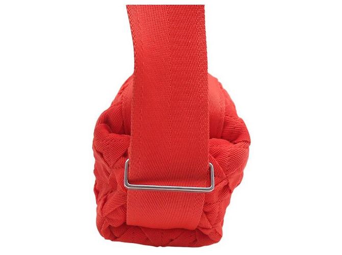 BORSA A MANO BOTTEGA VENETA INTRECCIATO CASSETTE NUOVA CON TRACCOLLA WEBBING - vista 3