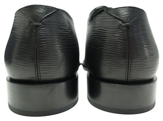 NUOVE SCARPE LOUIS VUITTON DERBY MINISTER 1ACDF8 8.5 42.5 PELLE EPI NERA Nero - vista 5