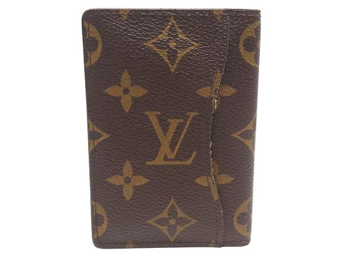 NEUER LOUIS VUITTON MONOGRAM CANVAS TASCHENORGANIZER KARTENHALTER GELDBÖRSE Braun - Ansicht 2