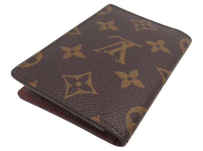 NEUER LOUIS VUITTON MONOGRAM CANVAS TASCHENORGANIZER KARTENHALTER GELDBÖRSE Braun - Ansicht 3