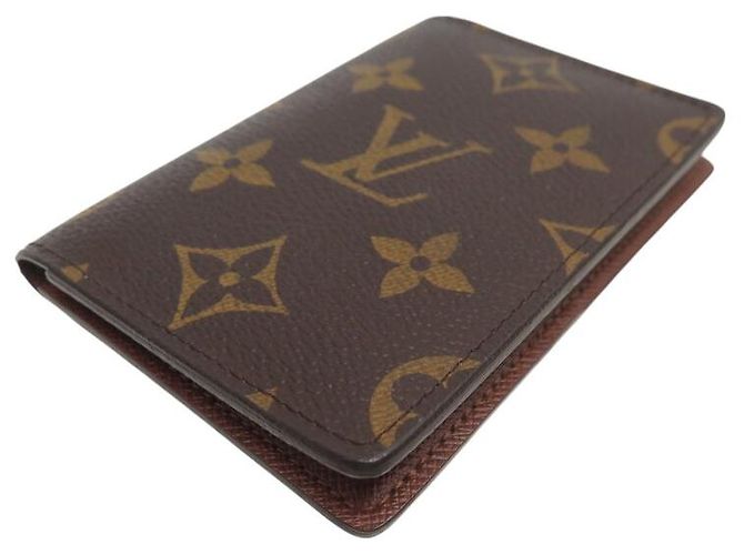 NEUER LOUIS VUITTON MONOGRAM CANVAS TASCHENORGANIZER KARTENHALTER GELDBÖRSE Braun - Ansicht 4