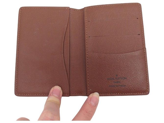 NEUER LOUIS VUITTON MONOGRAM CANVAS TASCHENORGANIZER KARTENHALTER GELDBÖRSE Braun - Ansicht 5
